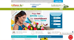 Desktop Screenshot of flowers.daflores.com