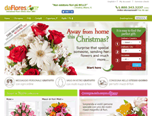 Tablet Screenshot of fiori.daflores.com