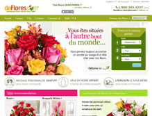 Tablet Screenshot of fleurs.daflores.com
