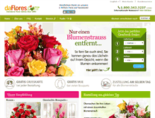 Tablet Screenshot of blumen.daflores.com