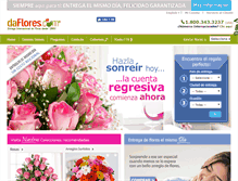 Tablet Screenshot of daflores.com